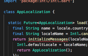 error at initializeMessages